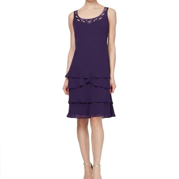 sachin and babi light blue dress Women's Cocktail & Party Plus-Size Dresses main image 0
